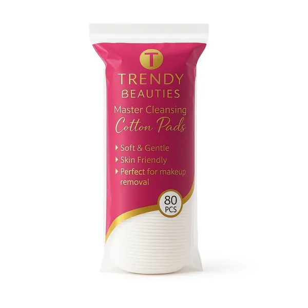 TRENDY BEAUTIES Master Cleansing Cotton Pads - 80 Pcs