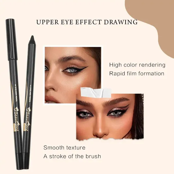 Beauti4me Waterproof Precision Eyeliner – Jet Black