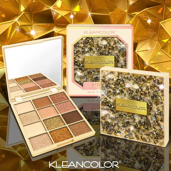 KLEANCOLOR Citrine Bijoux 12 Color Eyeshadow Palette